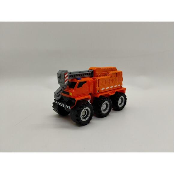 Matchbox Mattel 2010 Big Rig Buddies "Lanky" the Orange Crane Truck LOOSE - Picture 3 of 8